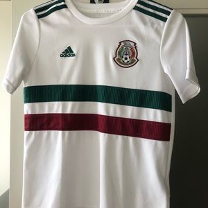 White Official Mexico Soccer Jersey
